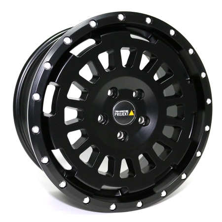 8,5x18 Twin Monotube Projekt AT1 HD Alufelge in schwarz für Fiat Ducato 3